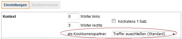 [Bildschirmausschnitt für Konfiguration]