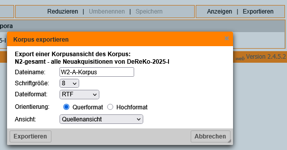 [Bildschirmausschnitt]
